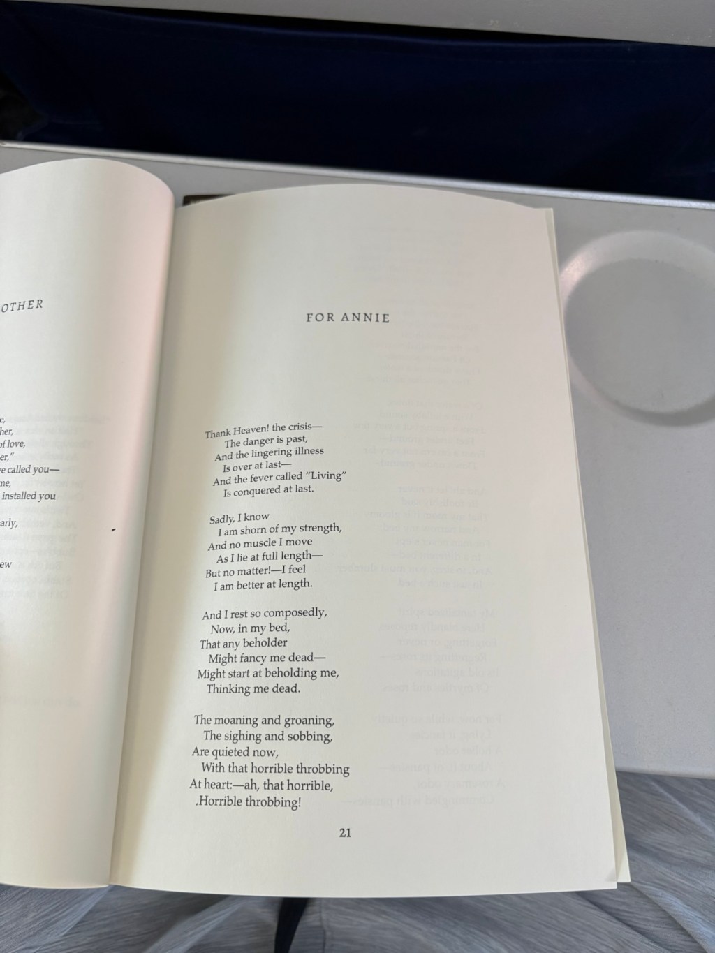“For Annie” by Edgar Allan Poe – A Poem Review… Sort&nbsp;of