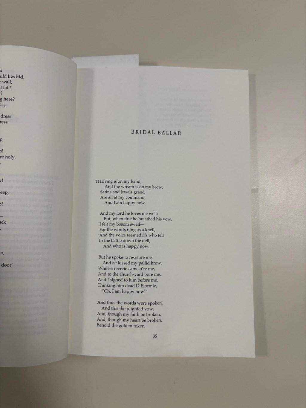 “Bridal Ballad” by Edgar Allan Poe – A Poem Review… Sort&nbsp;of