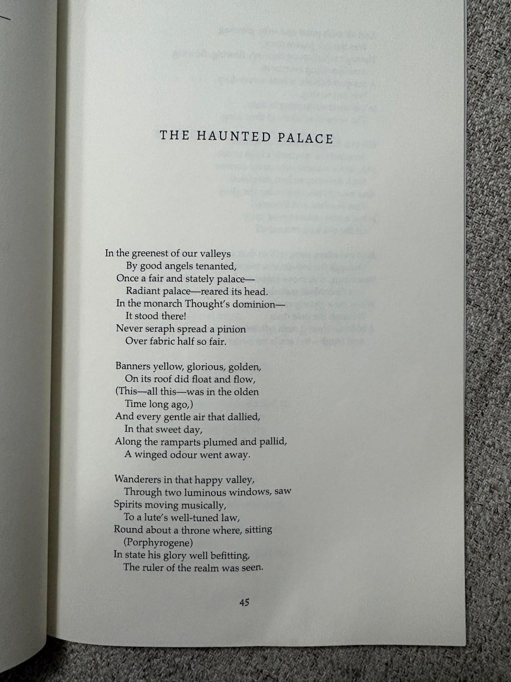 “The Haunted Palace” by Edgar Allan Poe – A Poem Review… Sort&nbsp;of