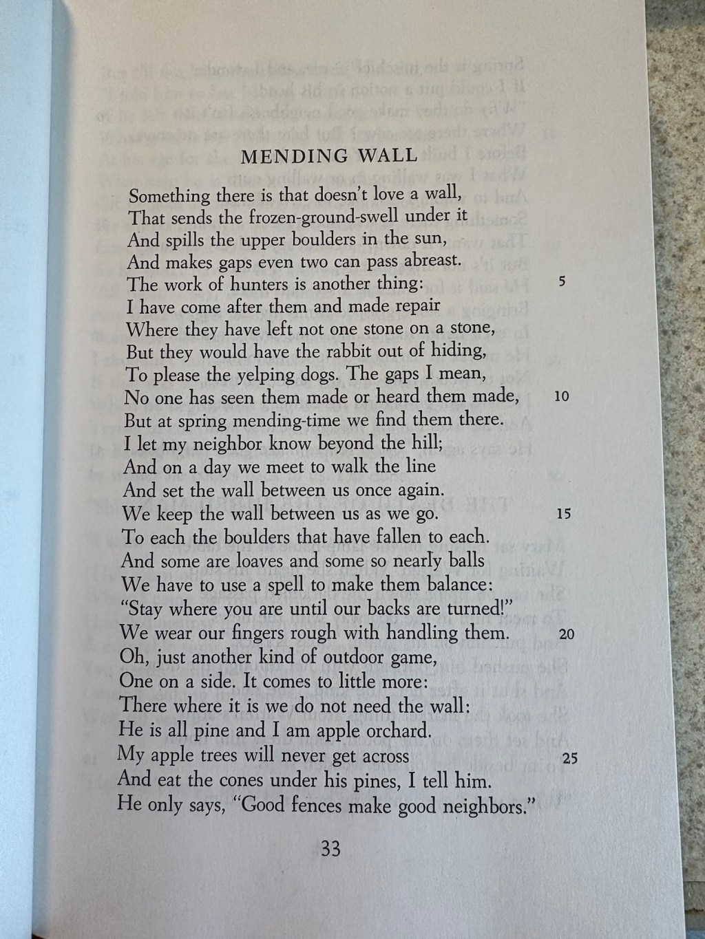 “Mending Wall” by Robert Frost – A Poem Review… Sort&nbsp;of