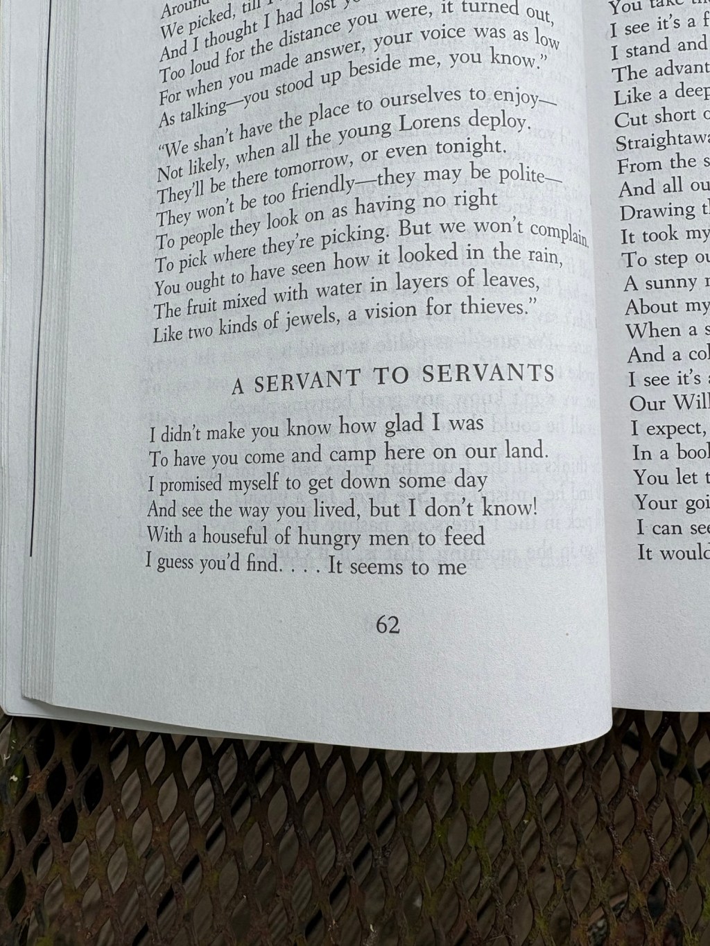 “A Servant to Servants” by Robert Frost – A Poem Review… Sort of