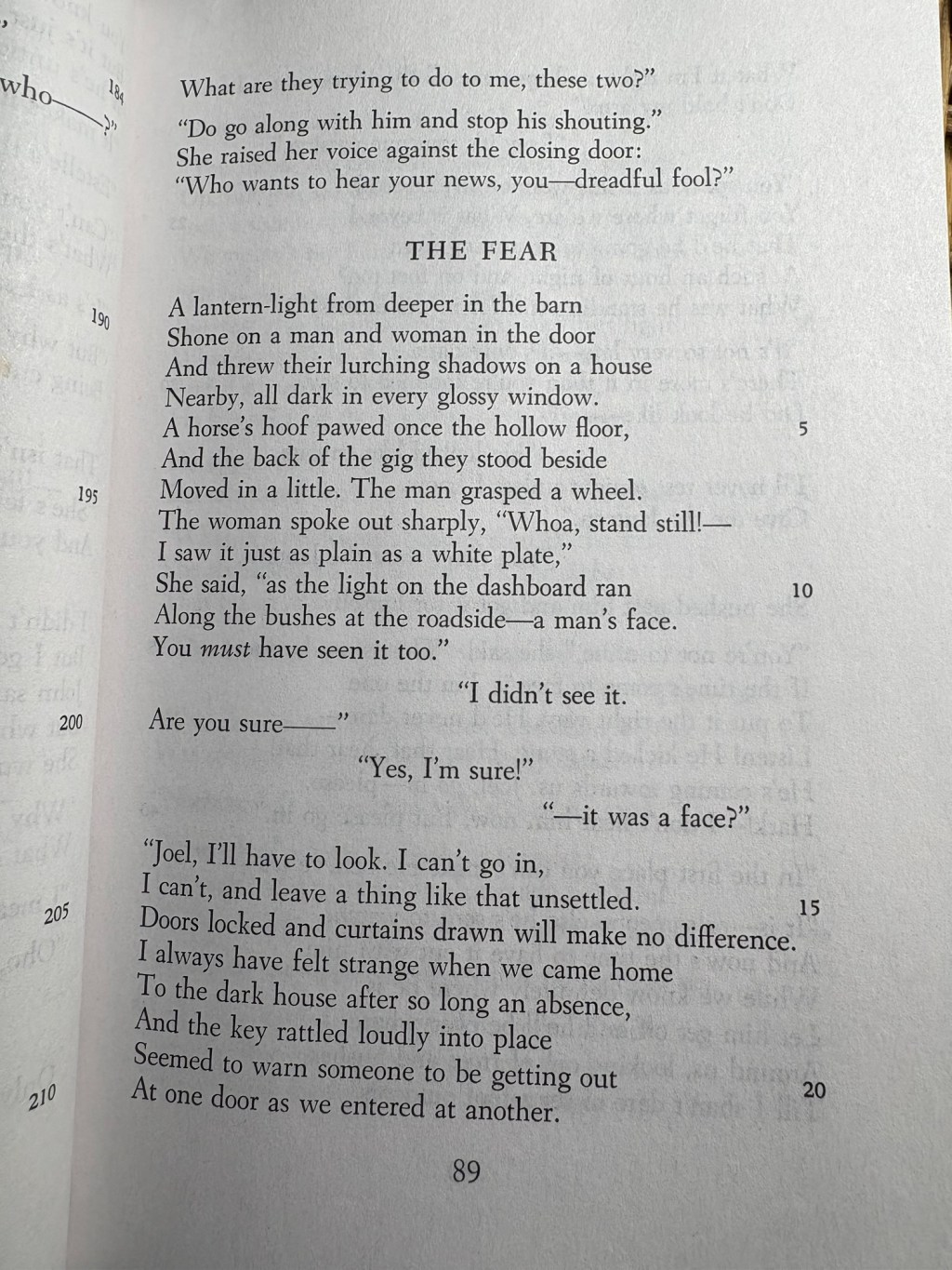 “The Fear” by Robert Frost – A Poem Review… Sort&nbsp;of