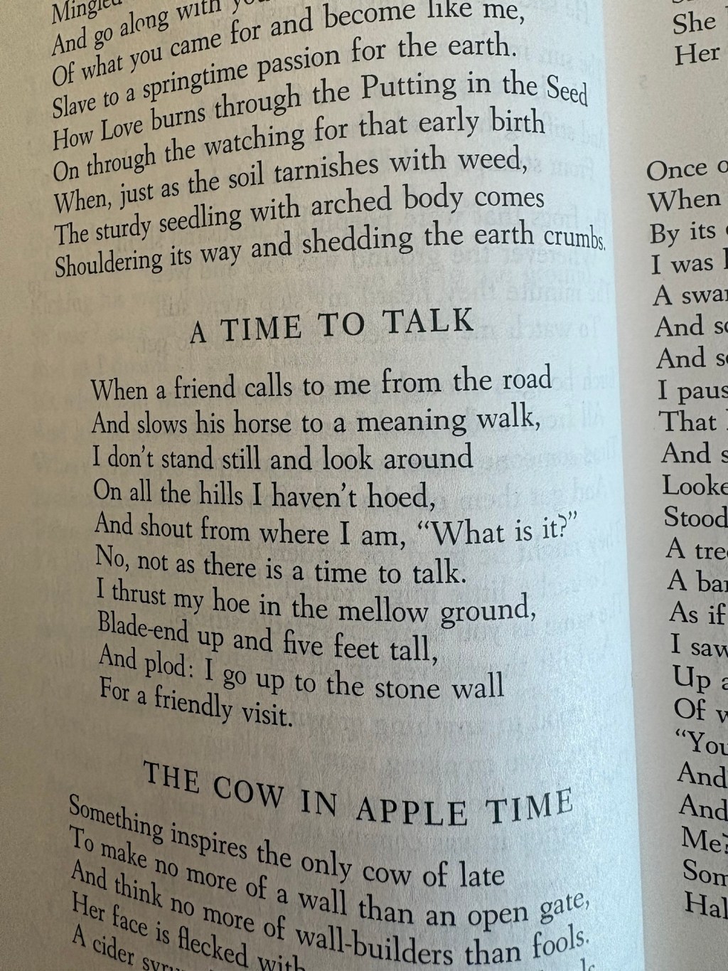 “A Time to Talk” by Robert Frost – A Poem Review… Sort&nbsp;of