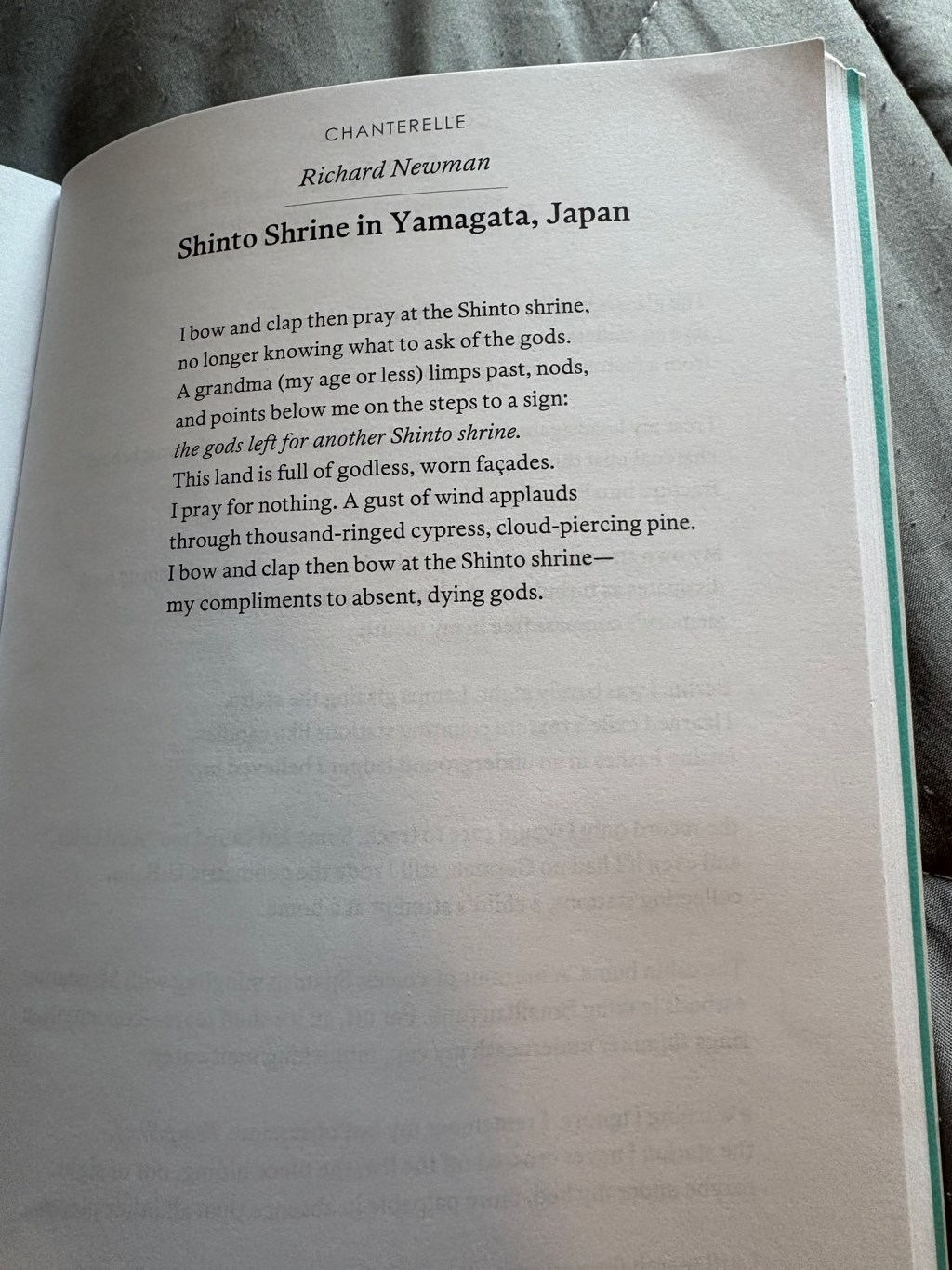 “Shinto Shrine in Yamagata, Japan” by Richard Newman – A Poem Review… Sort&nbsp;of