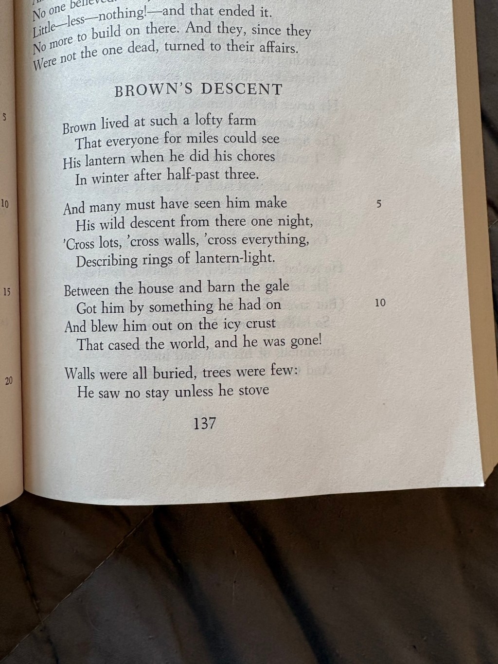 “Brown’s Descent” by Robert Frost – A Poem Review… Sort of