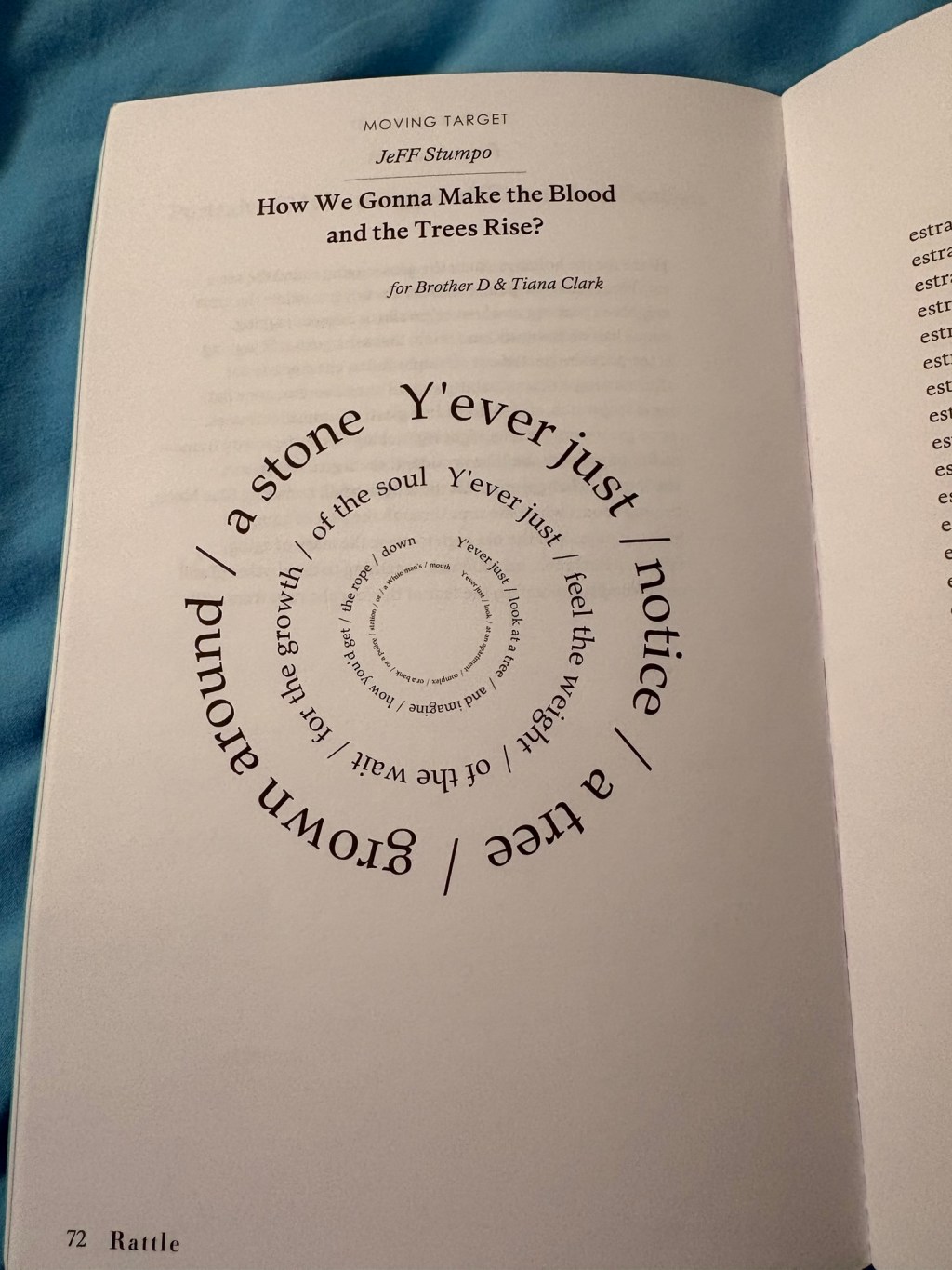 “How We Gonna Make the Blood and the Trees Rise” by JeFF Stumpo – A Poem Review… Sort&nbsp;of