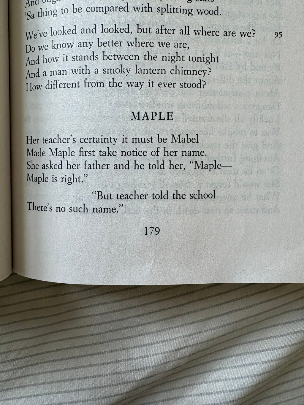 “Maple” by Robert Frost – A Poem Review… Sort&nbsp;of