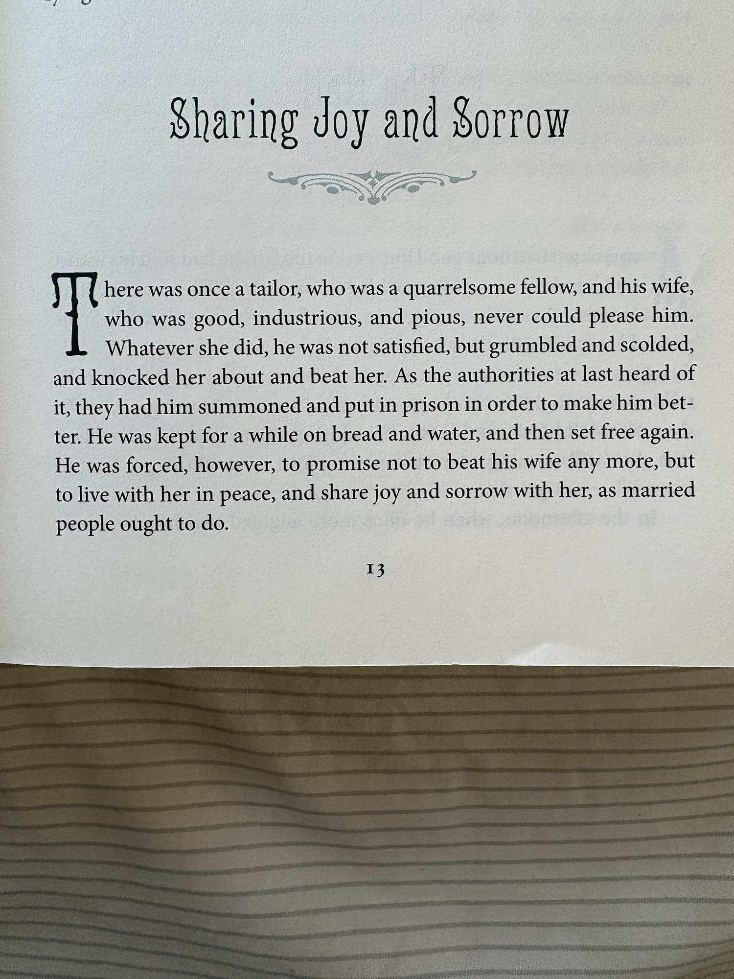 “Sharing Joy and Sorrow” by The Brothers Grimm – A Short Story Review… Sort Of