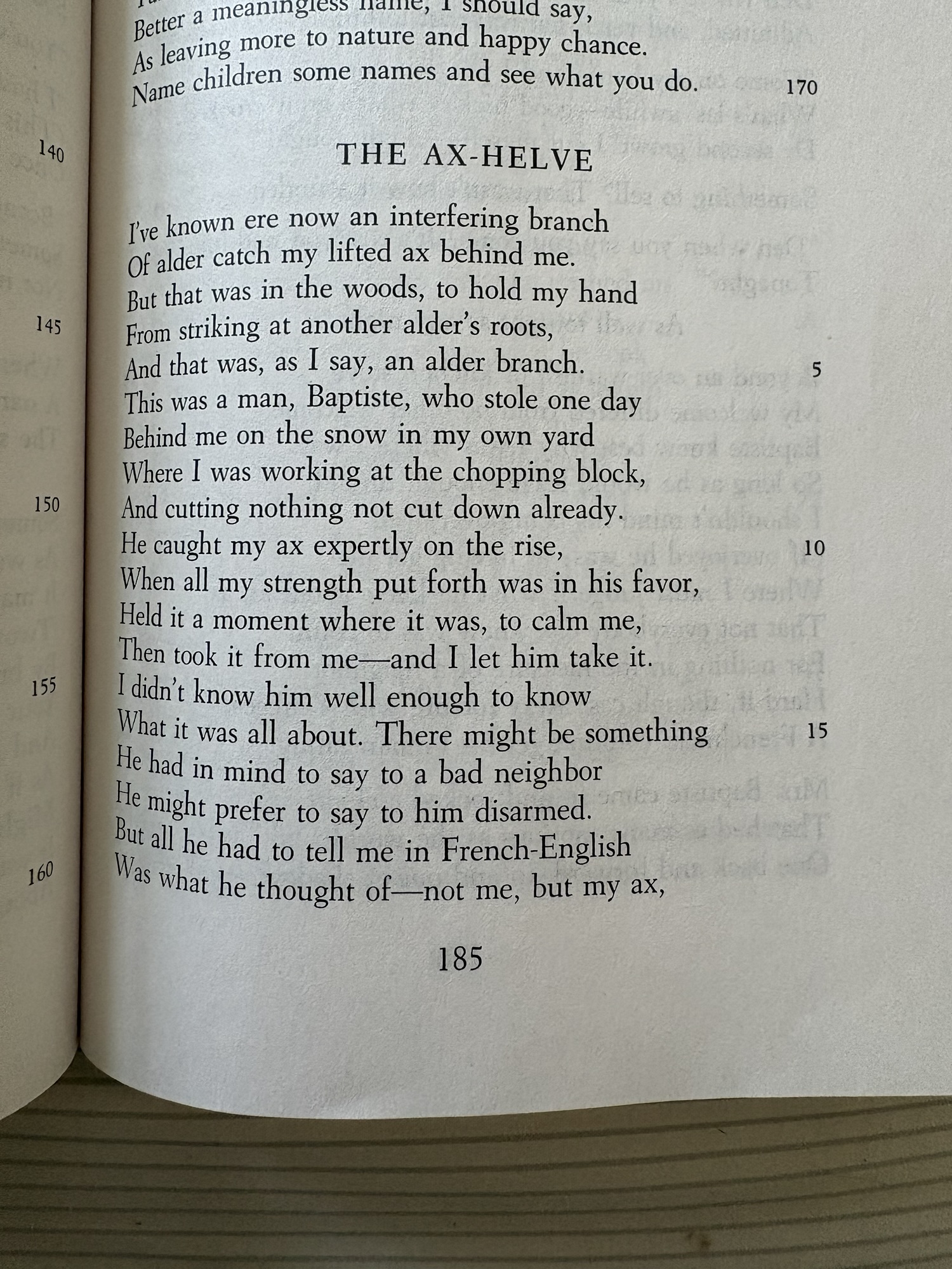“The Ax-Helve” by Robert Frost – A Poem Review… Sort of
